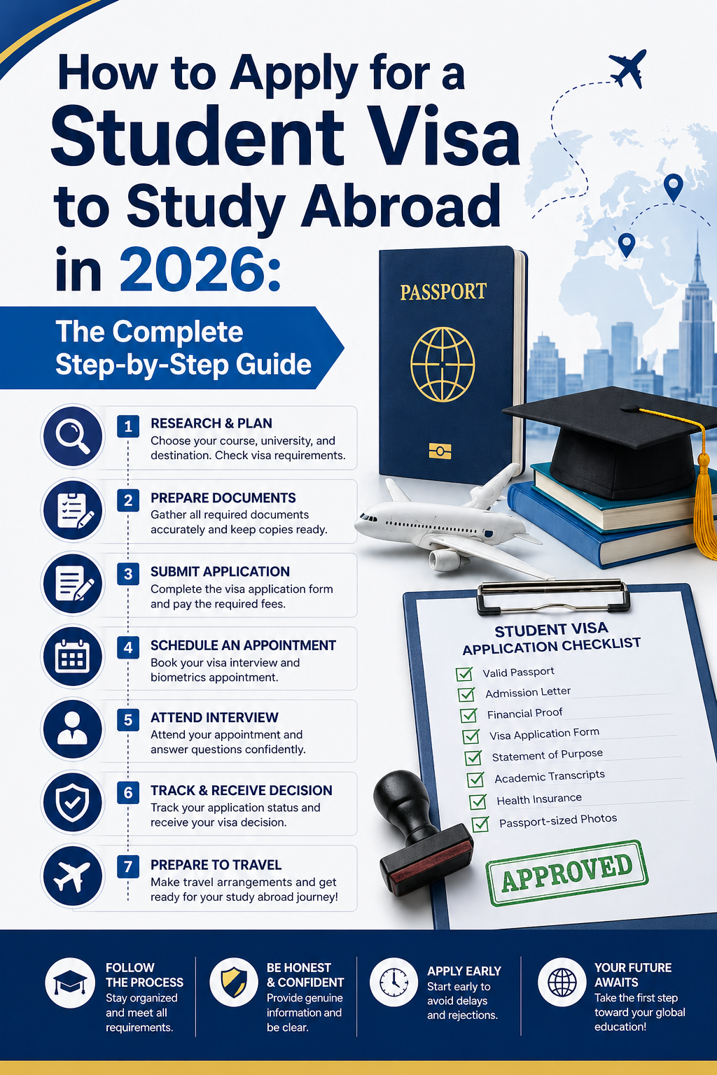 How to Apply for a Student Visa to Study Abroad in 2026: The Complete Step-by-Step Guide How to Apply for a Student Visa to Study Abroad in 2026: The Complete Step-by-Step Guide